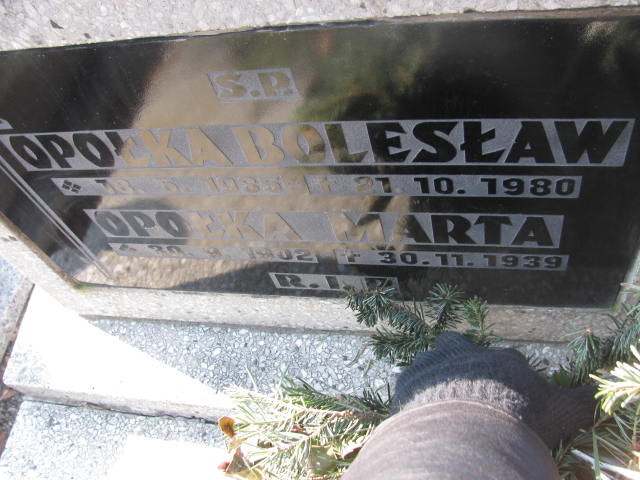 Bolesław Opołka 1935 Katowice - Grobonet - Wyszukiwarka osób pochowanych