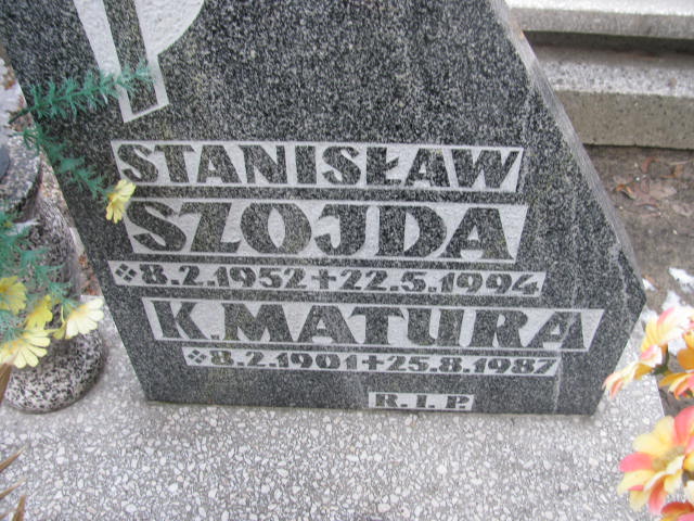 Stanisław Szojda 1952 Katowice - Grobonet - Wyszukiwarka osób pochowanych