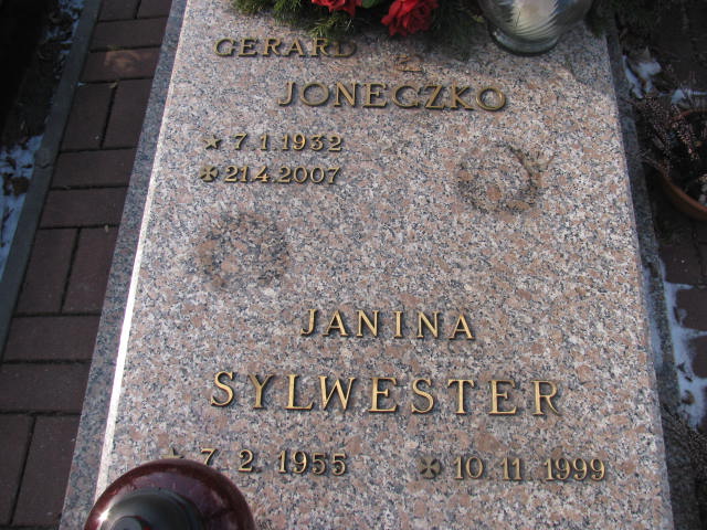 Aniela Joneczko 1933 Katowice - Grobonet - Wyszukiwarka osób pochowanych