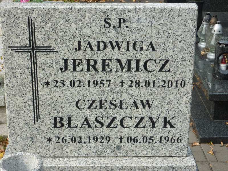 Grób Jadwiga Jeremicz