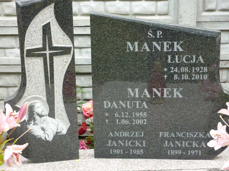 Benigny Manek 1923 Katowice - Grobonet - Wyszukiwarka osób pochowanych