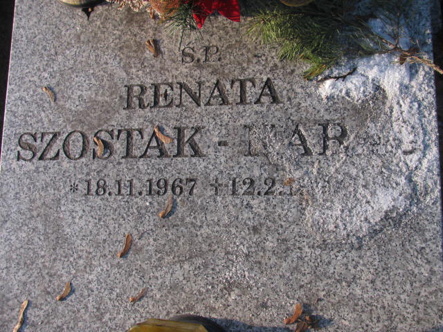 Renata Szostak-Karaś 1967 Katowice - Grobonet - Wyszukiwarka osób pochowanych