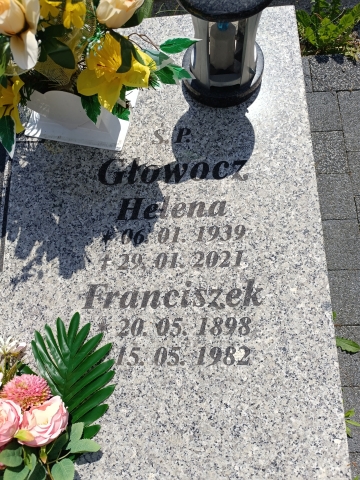 Helerna Głowocz 1939 Katowice - Grobonet - Wyszukiwarka osób pochowanych