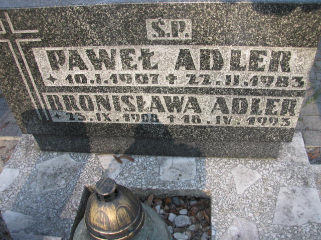 Paweł Adler 1907 Katowice - Grobonet - Wyszukiwarka osób pochowanych