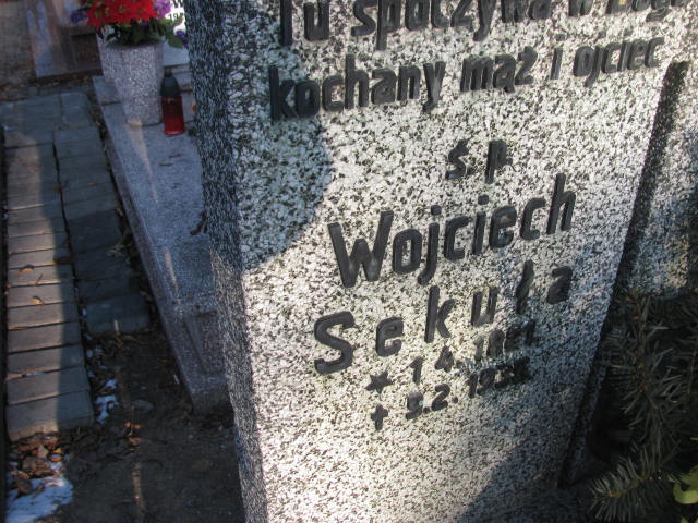 Wojciech Sekuła 1821 Katowice - Grobonet - Wyszukiwarka osób pochowanych