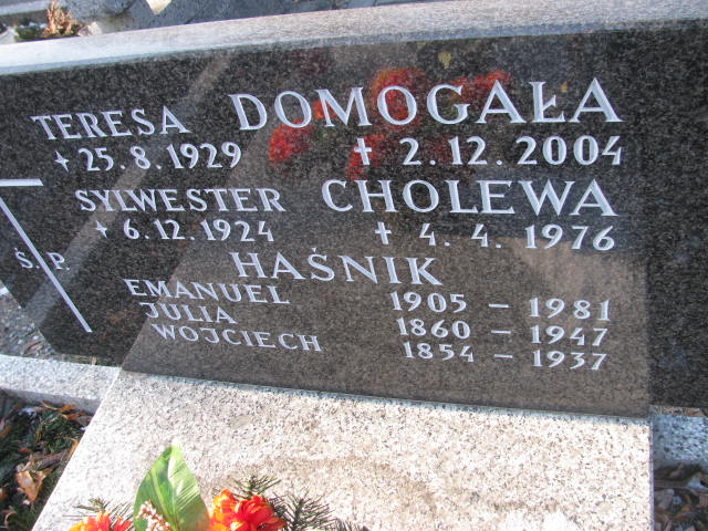 Sylwester Cholewa 1924 Katowice - Grobonet - Wyszukiwarka osób pochowanych