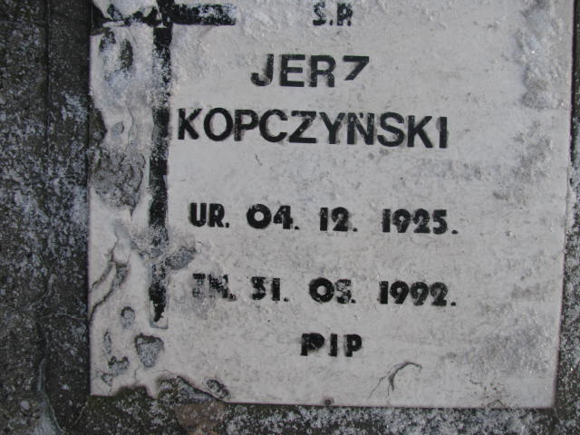Jerzy Kopczyński 1925 Katowice - Grobonet - Wyszukiwarka osób pochowanych