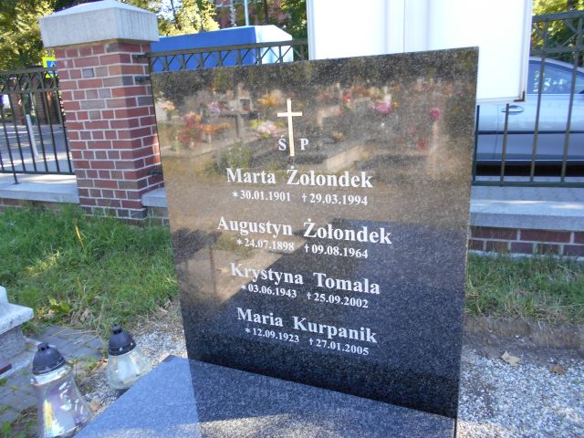 Marta Żołondek 1901 Katowice - Grobonet - Wyszukiwarka osób pochowanych