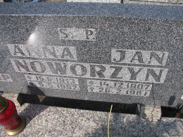 Jan Noworzyn 1907 Katowice - Grobonet - Wyszukiwarka osób pochowanych