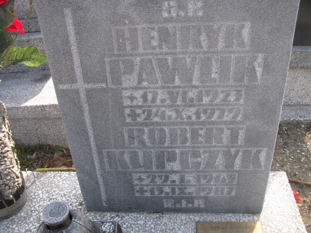 Robert Kupczyk 1965 Katowice - Grobonet - Wyszukiwarka osób pochowanych