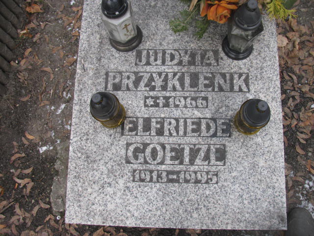 Elfriede Goetze 1913 Katowice - Grobonet - Wyszukiwarka osób pochowanych