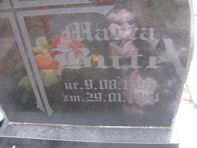 Marta Bute 1992 Katowice - Grobonet - Wyszukiwarka osób pochowanych