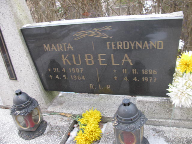 Ferdynand Kubela 1896 Katowice - Grobonet - Wyszukiwarka osób pochowanych
