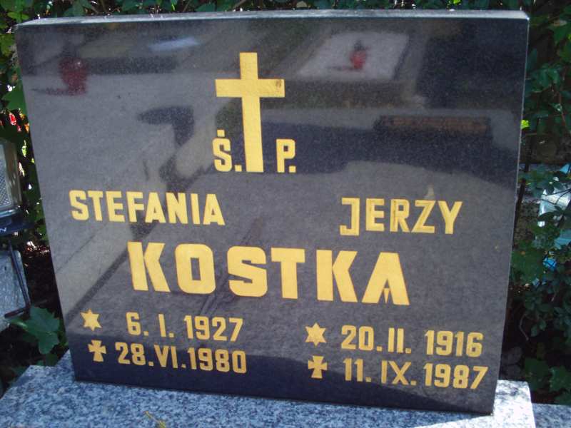 Jerzy Kostka 1916 Katowice - Grobonet - Wyszukiwarka osób pochowanych