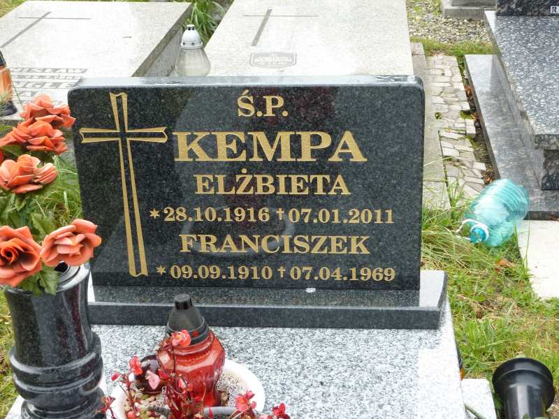 Franciszek Kempa 1910 Katowice - Grobonet - Wyszukiwarka osób pochowanych