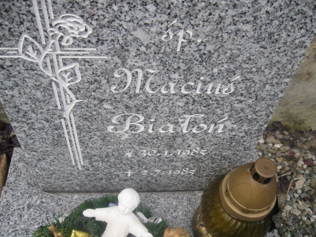 Maciej Białoń 1985 Katowice - Grobonet - Wyszukiwarka osób pochowanych