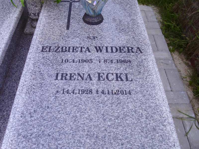 Irena Eckl 1928 Katowice - Grobonet - Wyszukiwarka osób pochowanych