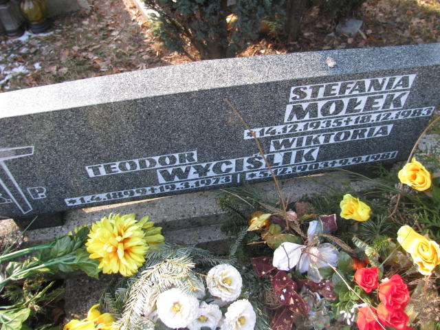 Stefania Mołek 1935 Katowice - Grobonet - Wyszukiwarka osób pochowanych
