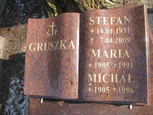 Stefan Gruszka 1931 Katowice - Grobonet - Wyszukiwarka osób pochowanych