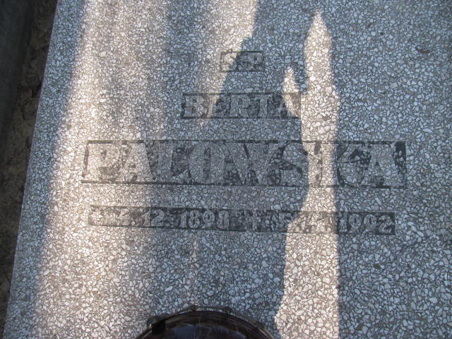 Berta Palowska 1898 Katowice - Grobonet - Wyszukiwarka osób pochowanych