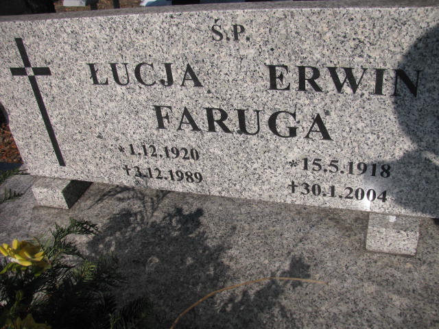 Erwin Faruga 1918 Katowice - Grobonet - Wyszukiwarka osób pochowanych