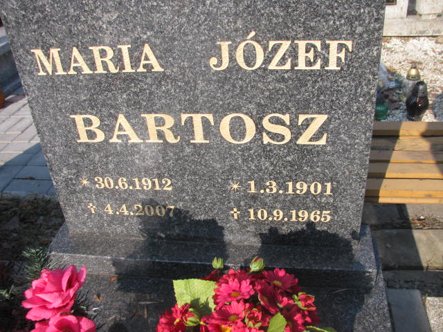 Maria Bartosz 1912 Katowice - Grobonet - Wyszukiwarka osób pochowanych
