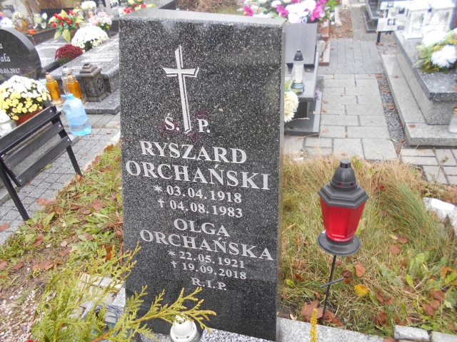 Olga Orchańska 1921 Katowice - Grobonet - Wyszukiwarka osób pochowanych