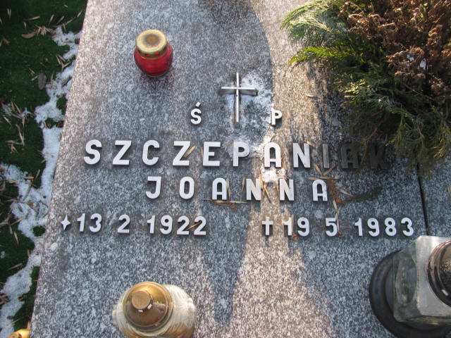 Joanna Szczepaniak 1922 Katowice - Grobonet - Wyszukiwarka osób pochowanych