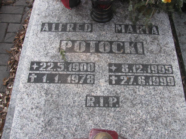 Alfred Potocki 1900 Katowice - Grobonet - Wyszukiwarka osób pochowanych