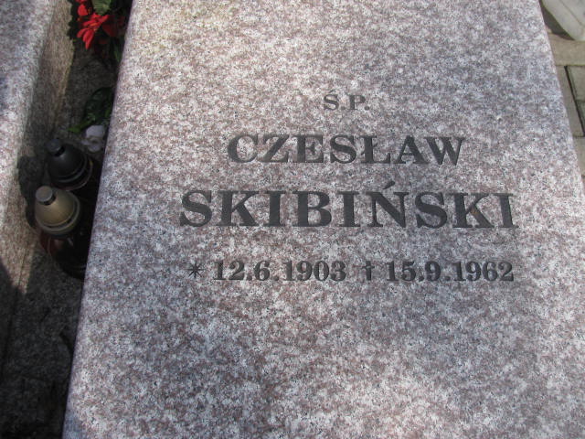 Czesław Skibiński 1903 Katowice - Grobonet - Wyszukiwarka osób pochowanych