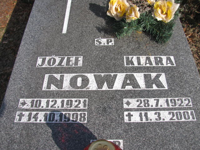 Klara Nowak 1922 Katowice - Grobonet - Wyszukiwarka osób pochowanych