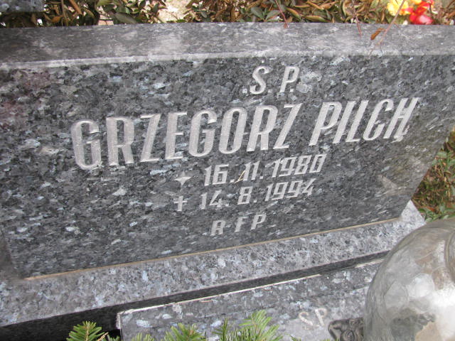 Grzegorz Pilch 1980 Katowice - Grobonet - Wyszukiwarka osób pochowanych
