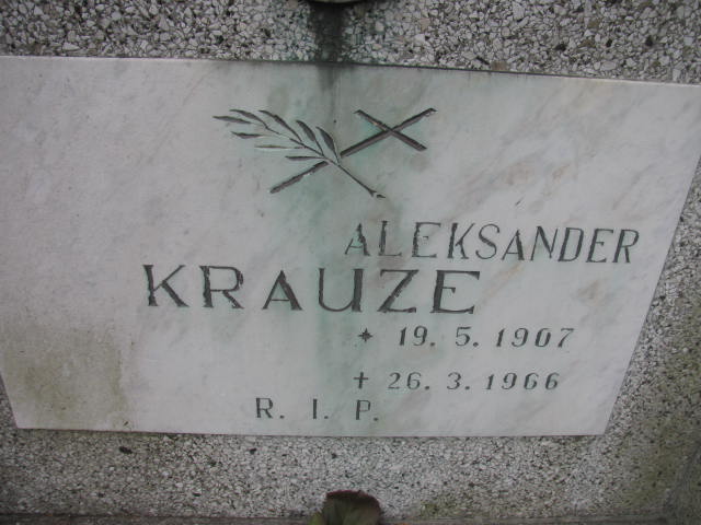 Aleksander Krauze 1907 Katowice - Grobonet - Wyszukiwarka osób pochowanych