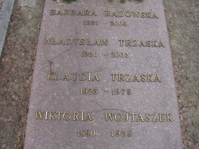 Klaudia Trzaska 1923 Katowice - Grobonet - Wyszukiwarka osób pochowanych