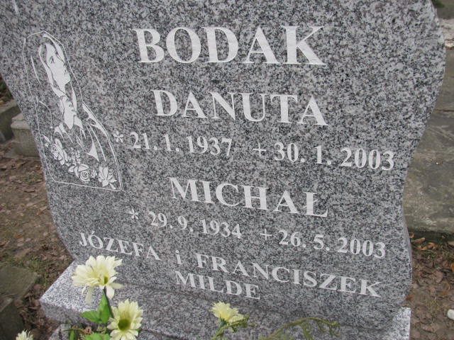 Danuta Bodak 1937 Katowice - Grobonet - Wyszukiwarka osób pochowanych