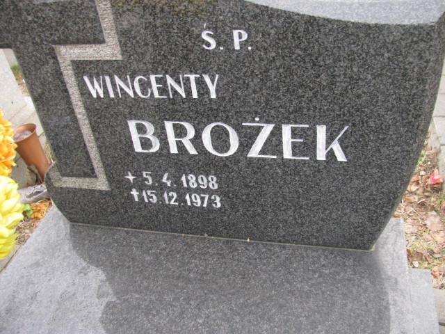Wincenty Brożek 1898 Katowice - Grobonet - Wyszukiwarka osób pochowanych