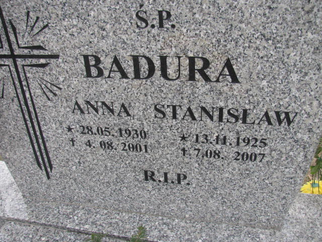 Stanisław Badura 1925 Katowice - Grobonet - Wyszukiwarka osób pochowanych