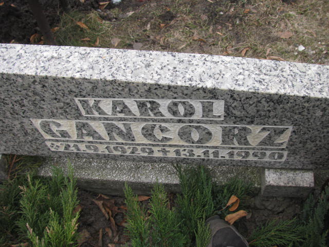 Karol Gańcorz 1929 Katowice - Grobonet - Wyszukiwarka osób pochowanych