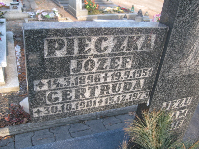 Józef Pieczka 1869 Katowice - Grobonet - Wyszukiwarka osób pochowanych