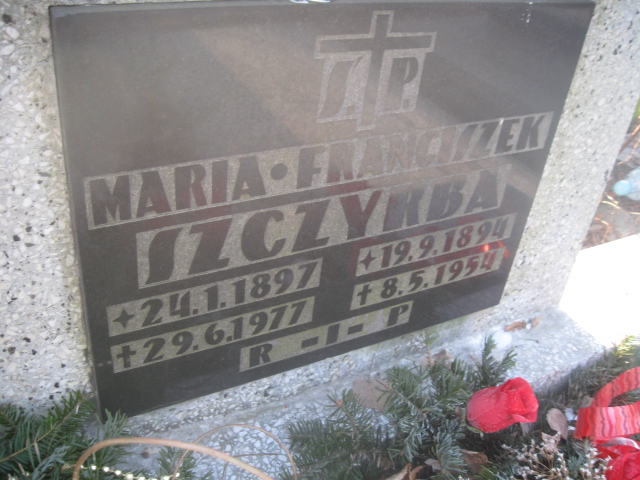 Franciszek Szczyrba 1894 Katowice - Grobonet - Wyszukiwarka osób pochowanych