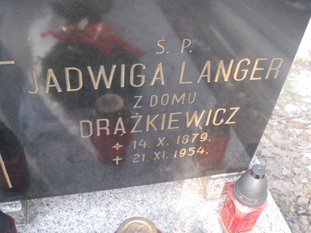 Jadwiga Langer 1879 Katowice - Grobonet - Wyszukiwarka osób pochowanych