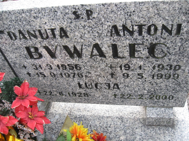 Danuta Bywalec 1956 Katowice - Grobonet - Wyszukiwarka osób pochowanych