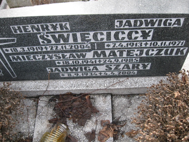 Henryk Święcicki 1919 Katowice - Grobonet - Wyszukiwarka osób pochowanych