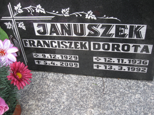 Franciszek Januszek 1929 Katowice - Grobonet - Wyszukiwarka osób pochowanych