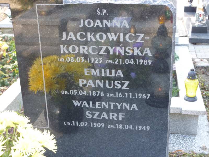 Emilia Panusz 1876 Katowice - Grobonet - Wyszukiwarka osób pochowanych