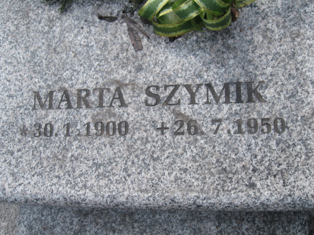 Marta Szymik 1900 Katowice - Grobonet - Wyszukiwarka osób pochowanych