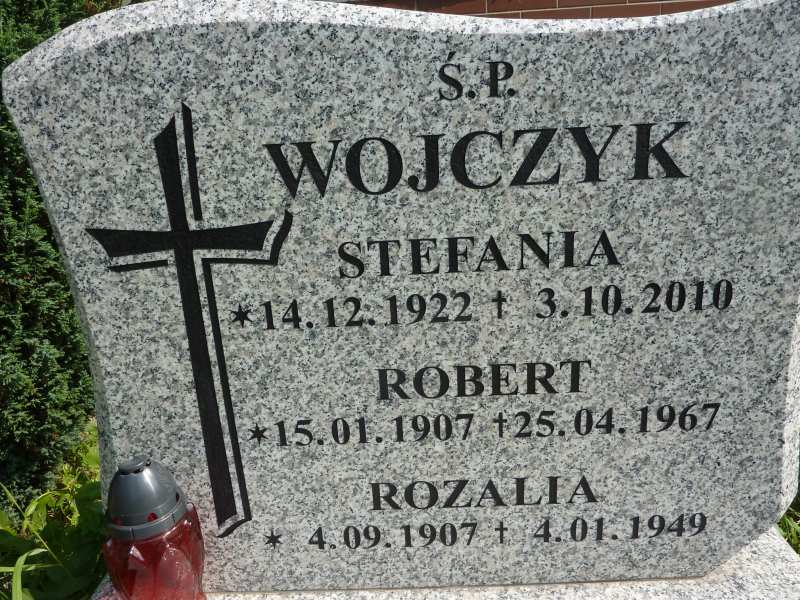 Stefania Wojczyk 1922 Katowice - Grobonet - Wyszukiwarka osób pochowanych