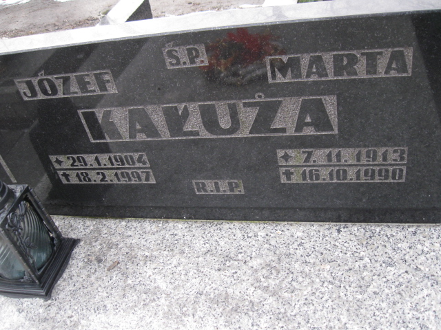 Józef Kałuża 1904 Katowice - Grobonet - Wyszukiwarka osób pochowanych