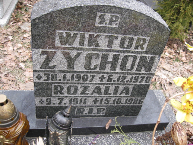 Wiktor Żychoń 1907 Katowice - Grobonet - Wyszukiwarka osób pochowanych