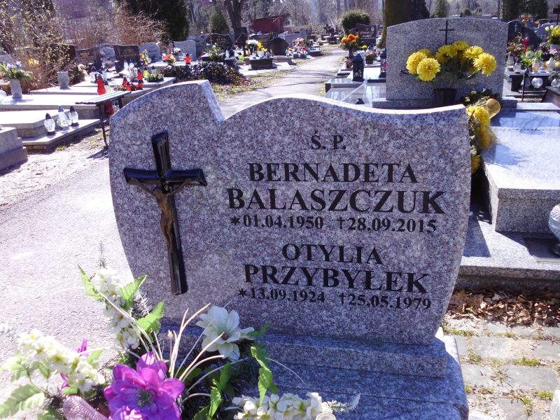 Bernadeta Balaszczuk 1950 Katowice - Grobonet - Wyszukiwarka osób pochowanych